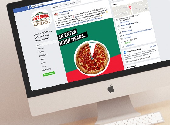 Hyperlocal Social Marketing - Papa John's - Integrated Marketing Agency ...